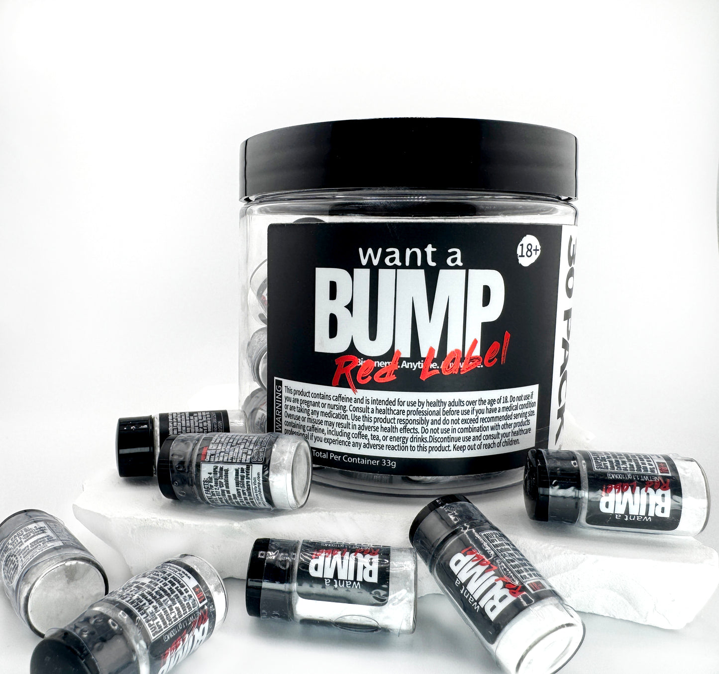 Want A BUMP™ RED LABEL - High Energy Formula(600mg Caffeine)